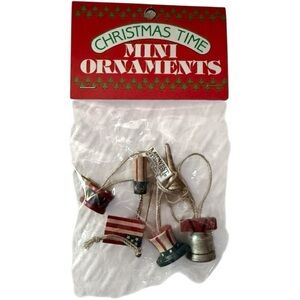 Patriotic Mini Ornaments Set